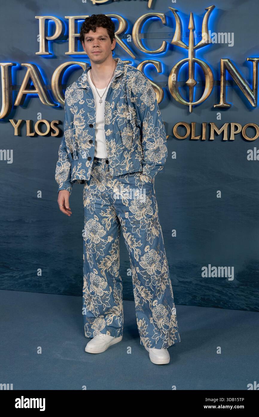 Daniel Diemer attends the "Percy Jackson And The Olympians" photocall