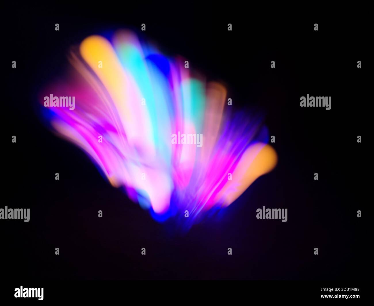 Neon brain visualizes data for smart technology, deep learning, and digital intelligence concepts. Represents machine intelligence, data flow, and a s Stock Photo