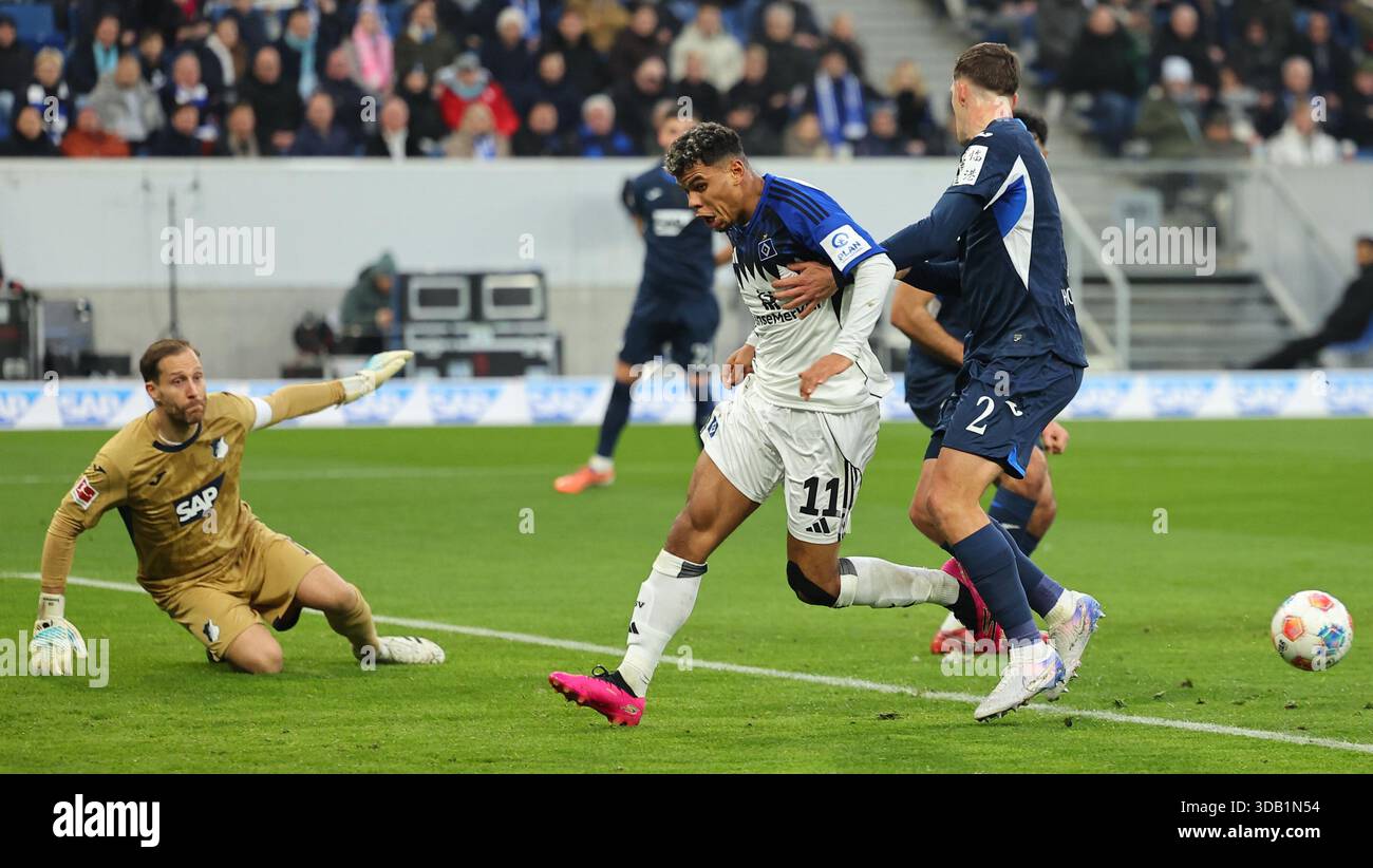 Robin Ransford From left: Goalkeeper Oliver Baumann (Hoffenheim), Ransford-Yeboah ...