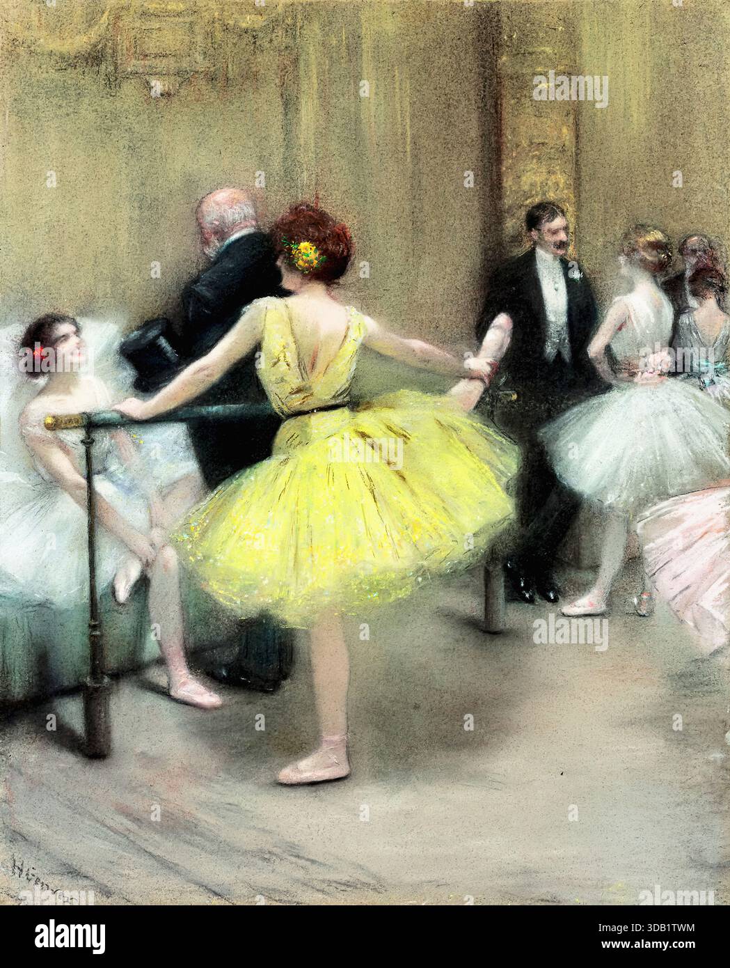 Gervex. Henri - Ballerinas Stock Photo - Alamy