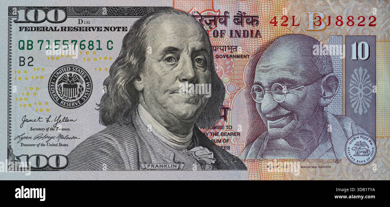 Usd inr hi-res stock photography and images - Alamy