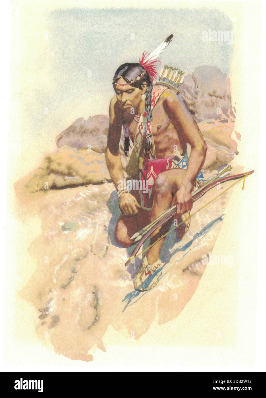 A Native American tracker. An Indian tracker. Native Americans - also ...