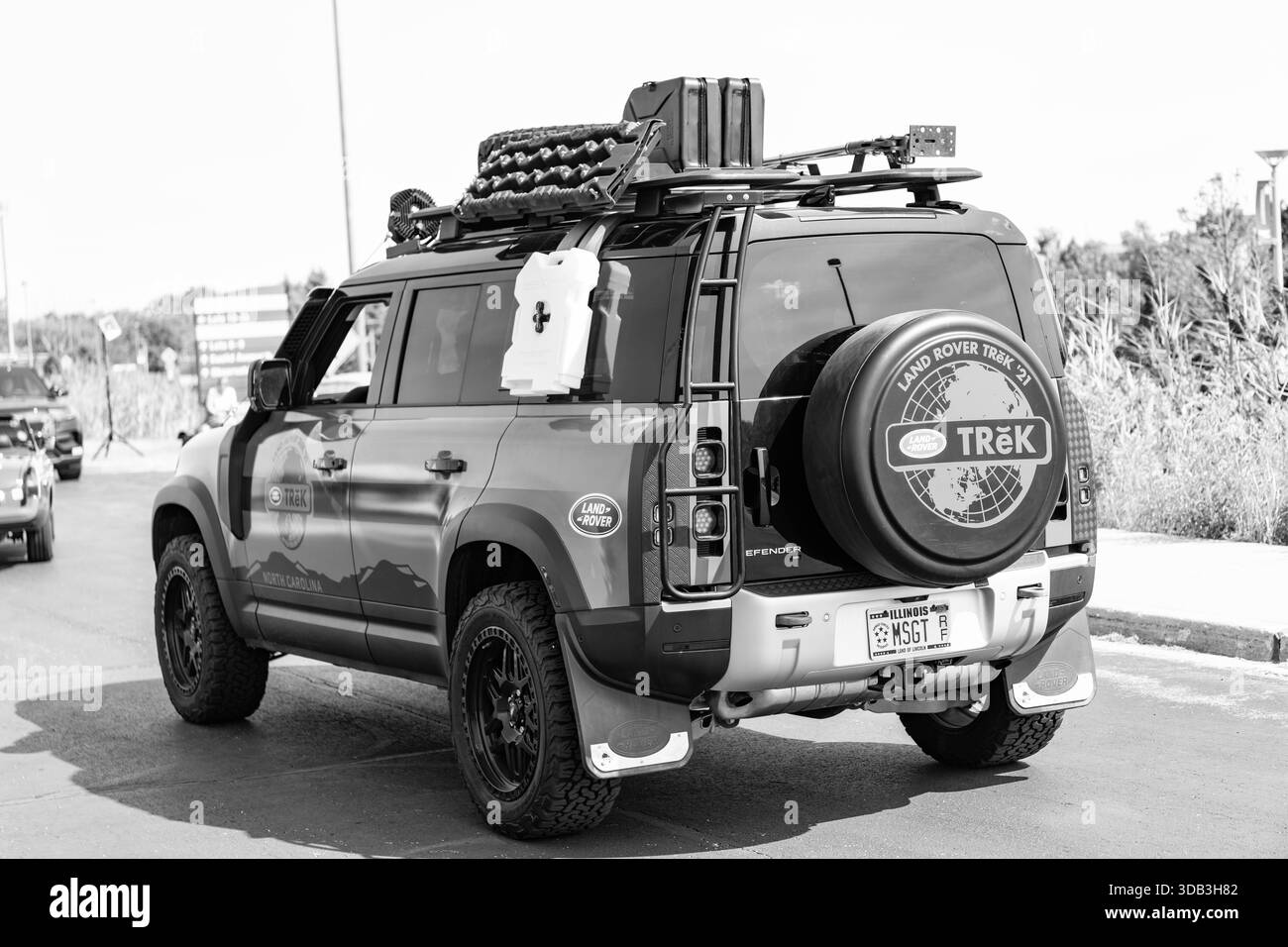 Chicago, Illinois, USA - September 08, 2024: 2022 Land Rover Defender ...
