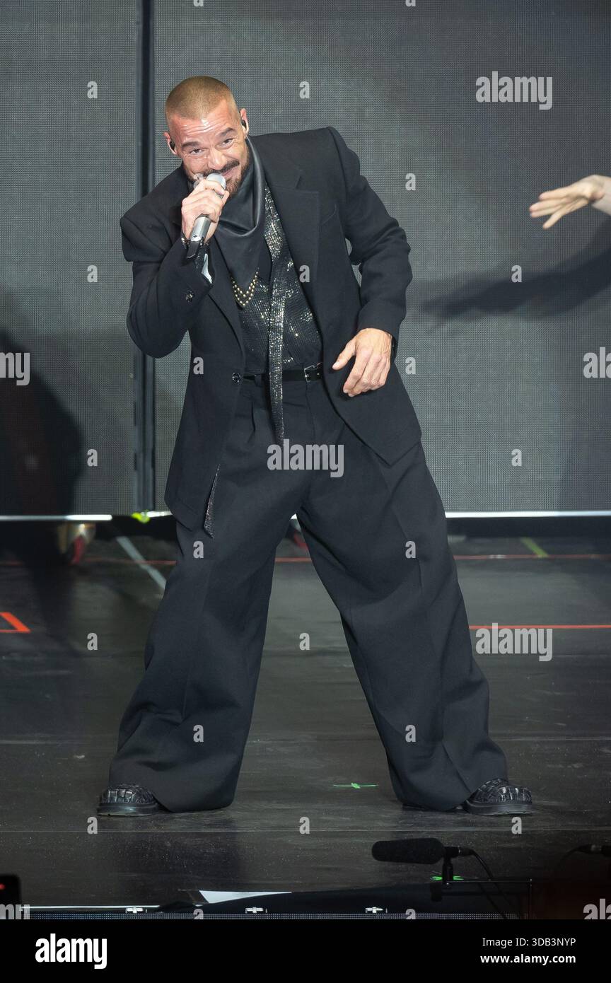 Ricky Martin performs live on stage in concert during the 