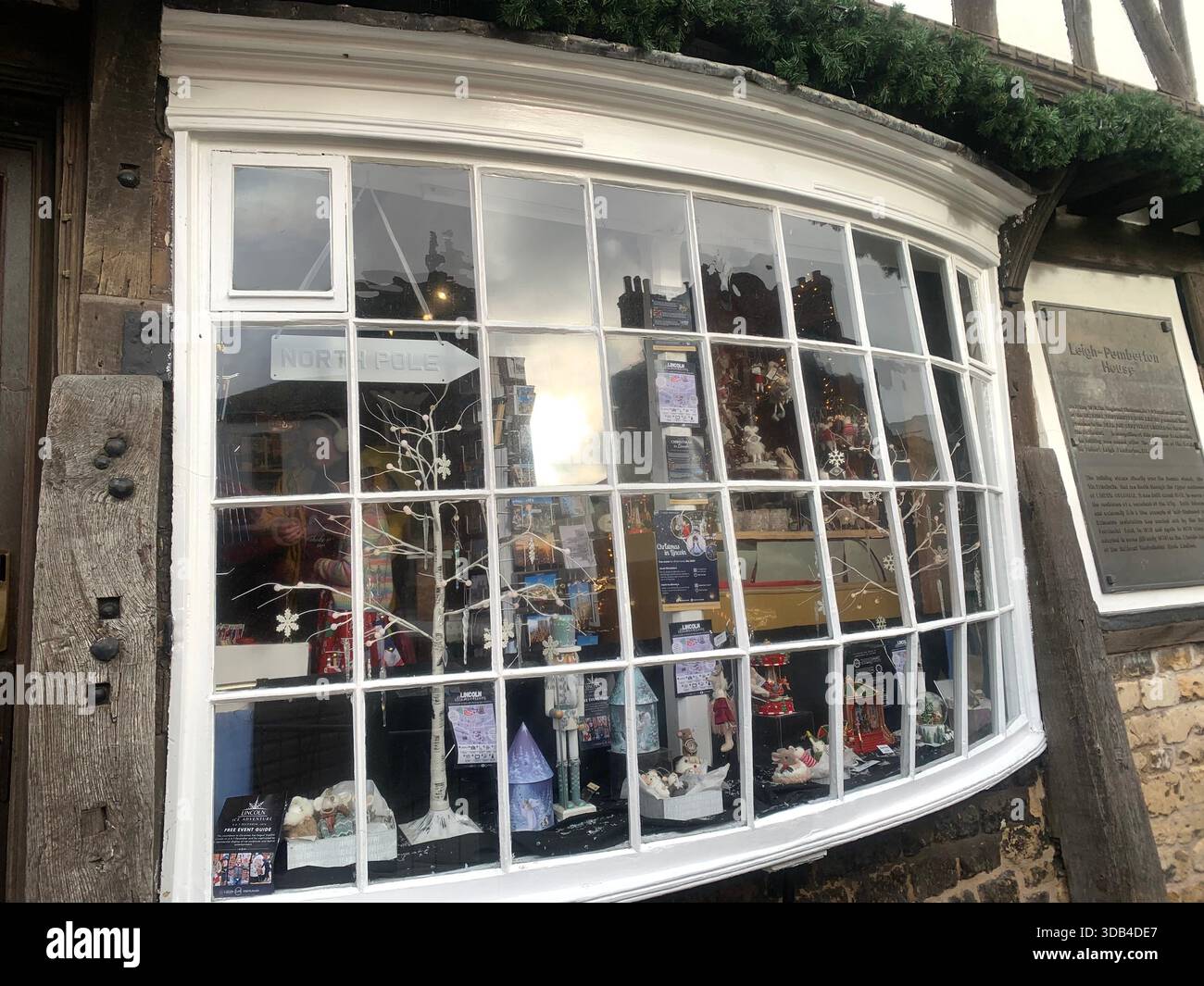 Lincoln Cathedral and street scene people singing in the rock Choir with Christmas hats happy Cultural tourism cityscape heritage site architectural - Smartphone Captured Stock Image