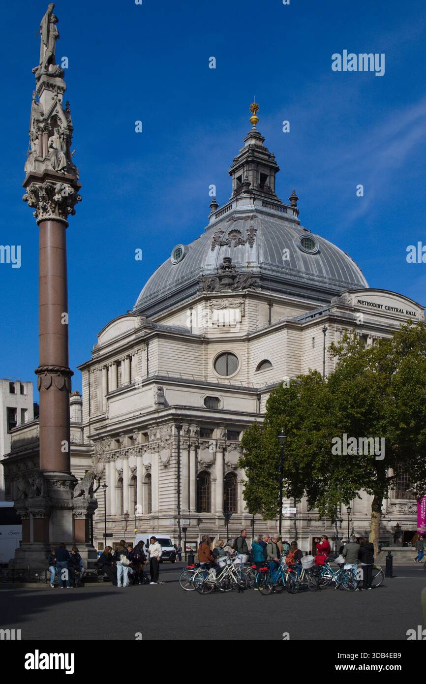 UK, England, London, Westminster, Methdist Central Hall, people, Stock Photo