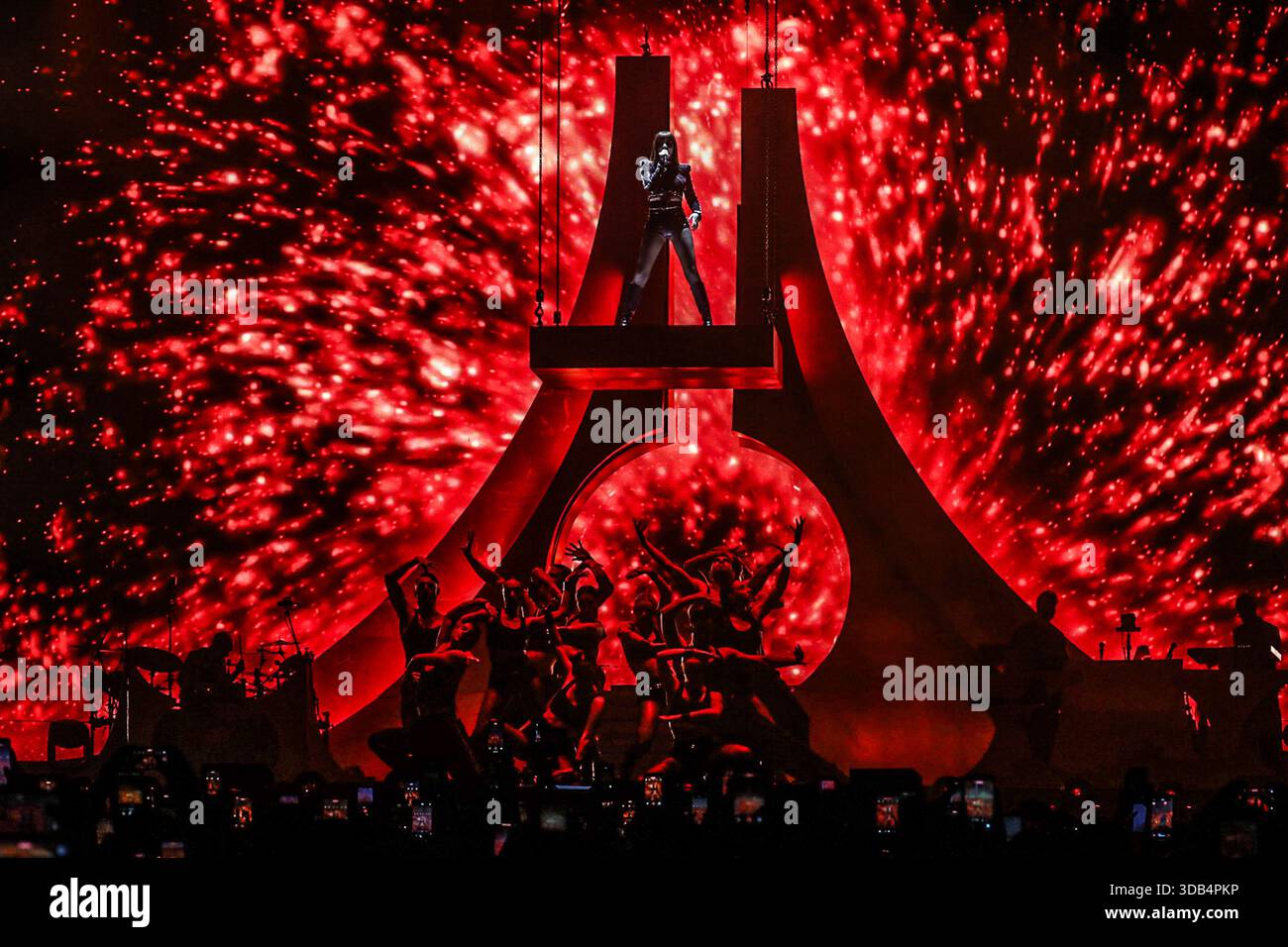 The italian singer Annalisa during the concert in Turin during the ...