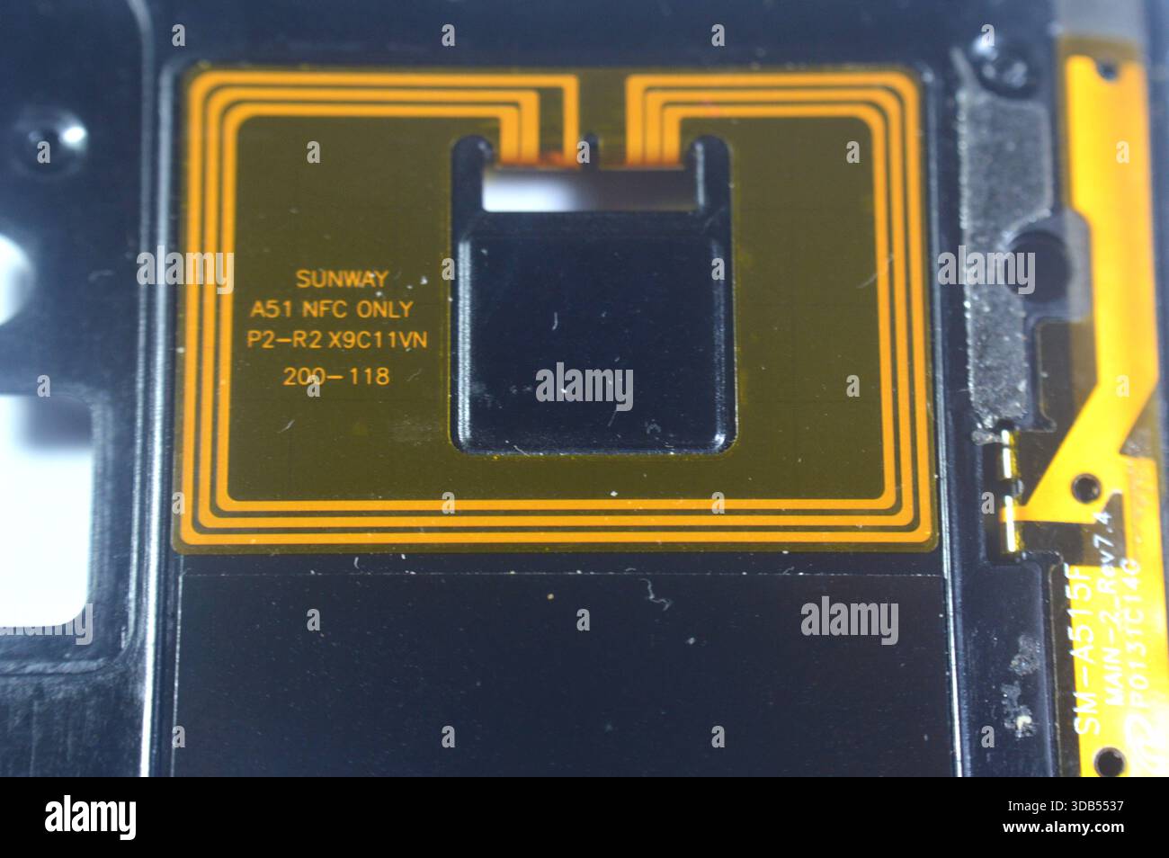 Cairo, Egypt, December 3 2025: A Near Field Communication NFC antenna ...