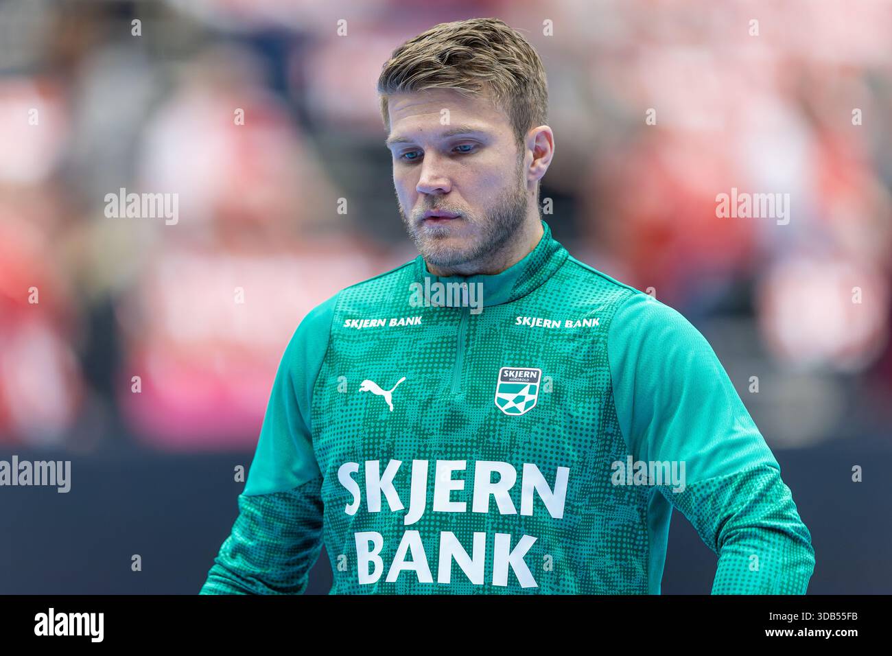 Rene Rasmussen Aalborg, Denmark. 13th, December 2025. Rene Rasmussen of Skjern ...