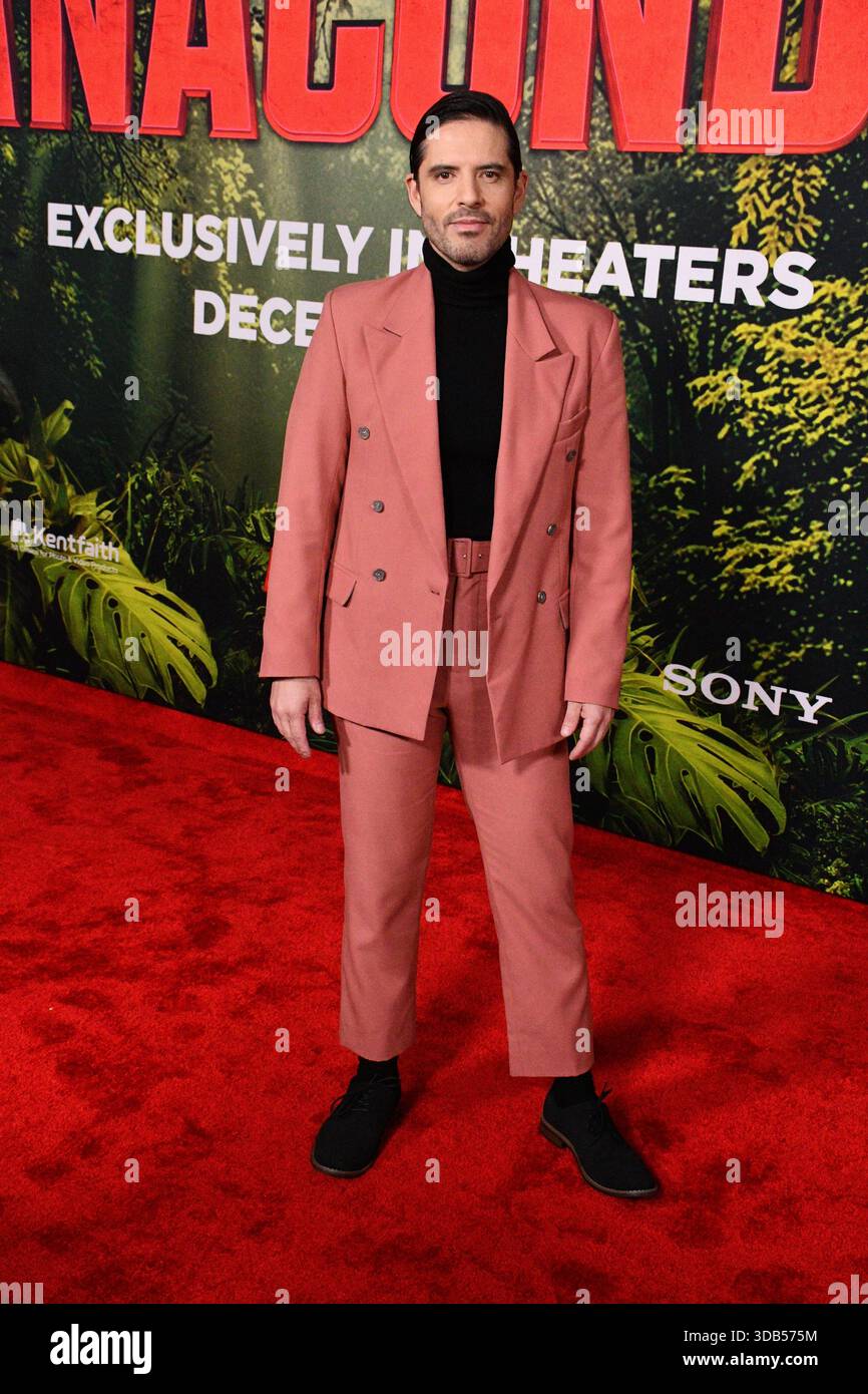 Los Angeles California USA 13th December 2025 Actor Diego Arnary Los Angeles California Usa 13th December 2025 Actor Diego Arnary Attends World Premiere Of Columbia Pictures Anaconda At The United Theater On December 13 2025 In Los Angeles California Usa Photo By Barry Kingalamy Live News 3DB575M 