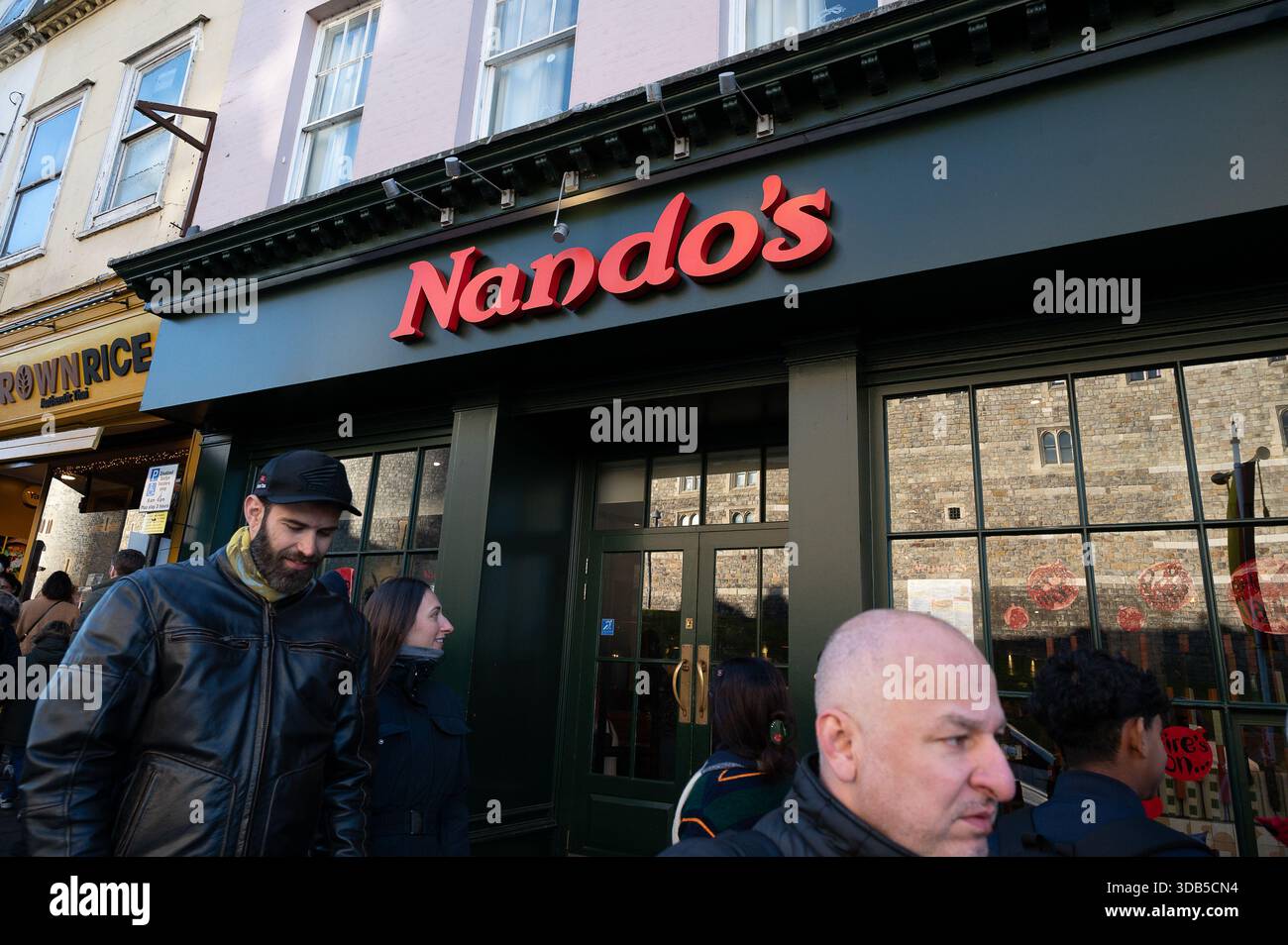 Windsor, UK. 30th November, 2025. A Nando's Restaurant in Windsor ...