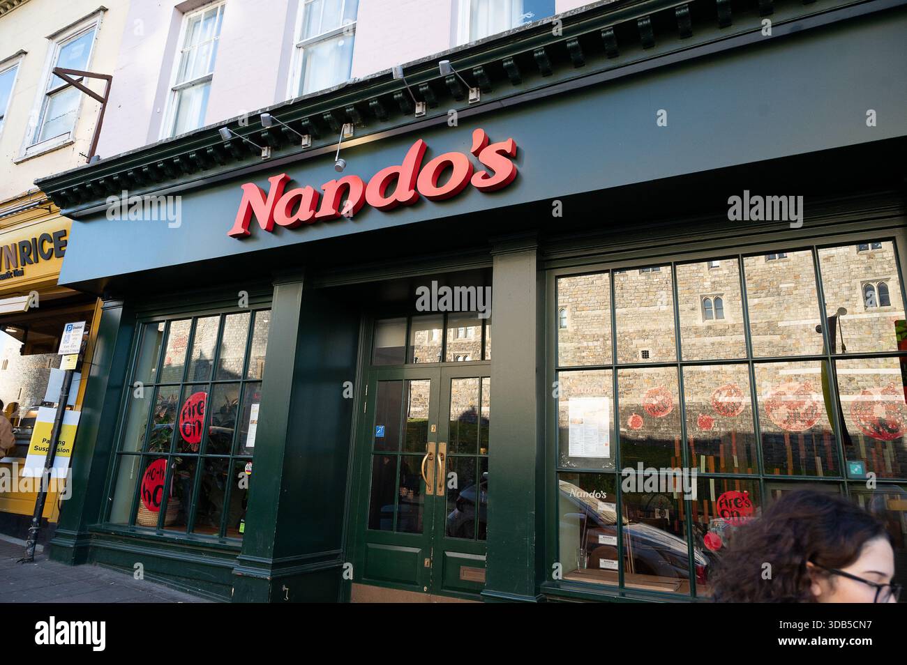 Windsor, UK. 30th November, 2025. A Nando's Restaurant in Windsor ...