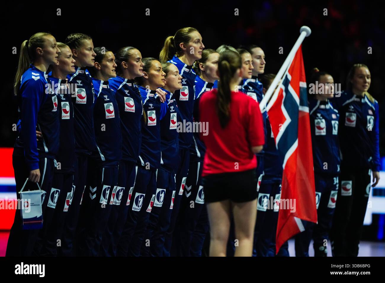 Rotterdam, Netherlands 20251214. The Norwegian national handball team ...