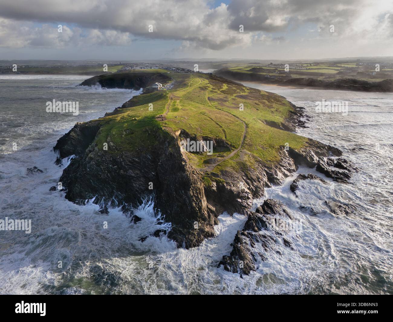 Pentire Headland Stock Photo
