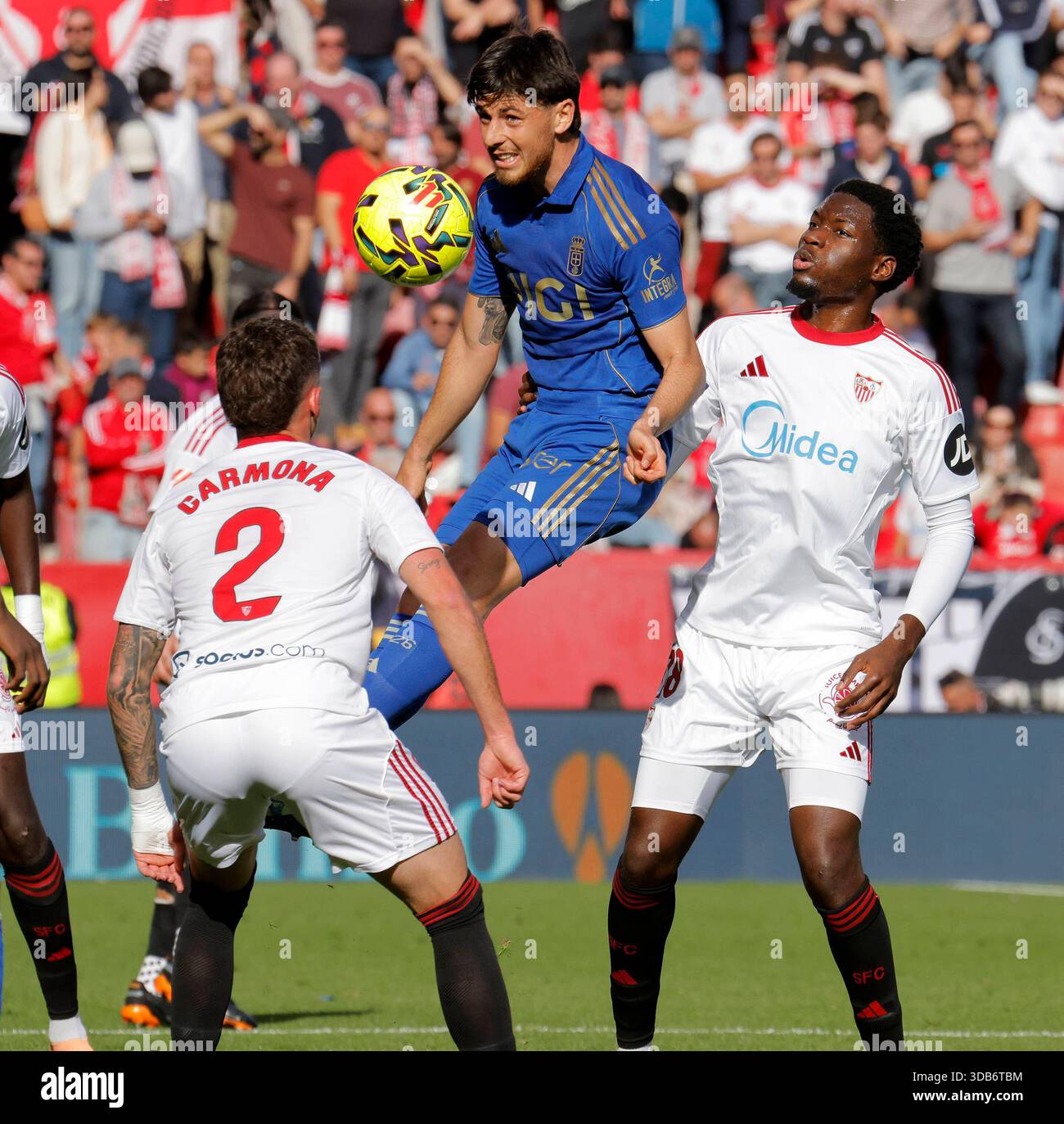 Spanish La Liga EA Sports soccer match Sevilla FC vs Real Oviedo at ...