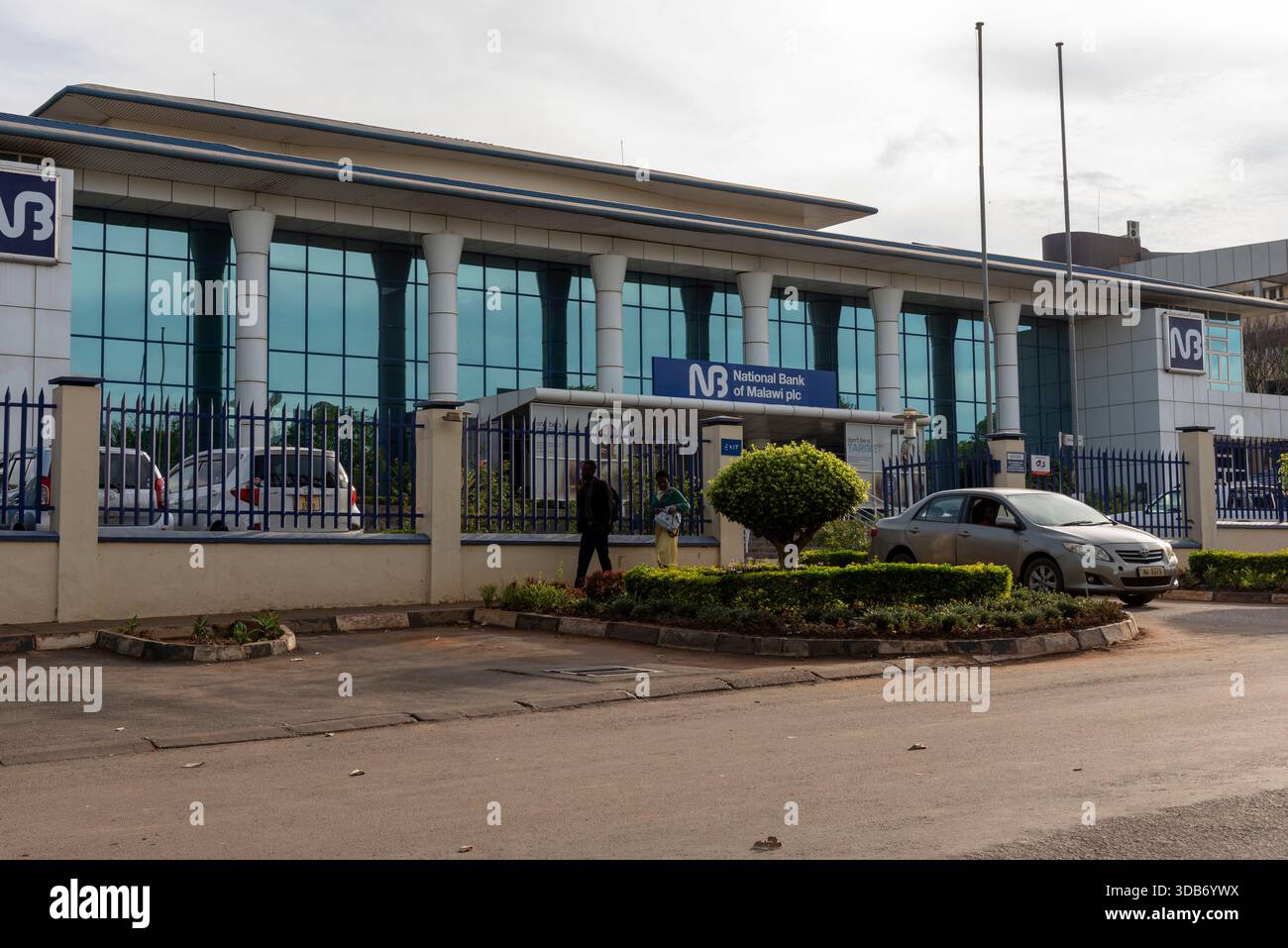 Lilongwe Malawi Africa.  12.11.2025.  The Bank of Malawi in the city of Lilongwe Malawi Africa - Stock Image