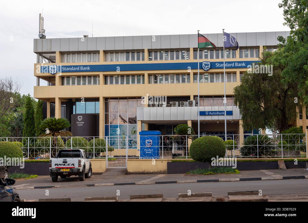 Lilongwe Malawi Africa.  12.11.2025.  The Standard Bank in the city of Lilongwe Malawi Africa - Stock Image