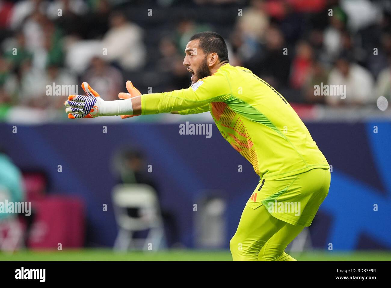 Doha Qatar December 12 2025 Farid Chaal Goalkeeper For The Algerian doha-qatar-december-12-2025-farid-chaal-goalkeeper-for-the-algerian