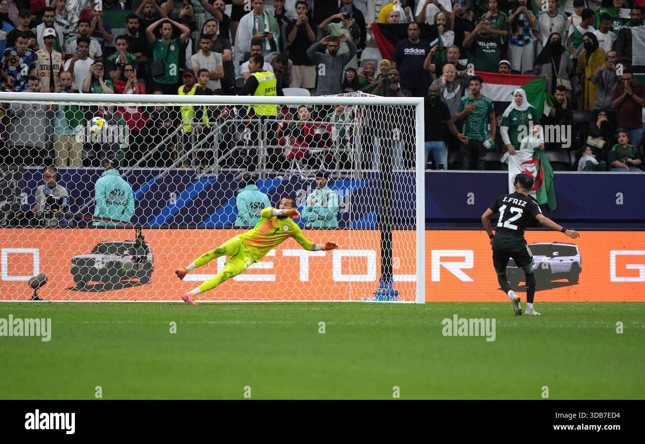 Doha Qatar December 12 2025 Farid Chaal Goalkeeper For The Algerian doha-qatar-december-12-2025-farid-chaal-goalkeeper-for-the-algerian