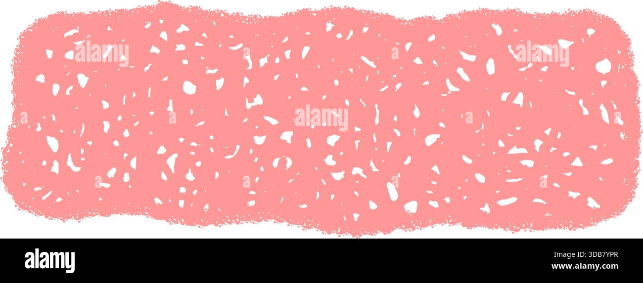Pink Crayon Wavy Scribble Quote Frame Stock Vector