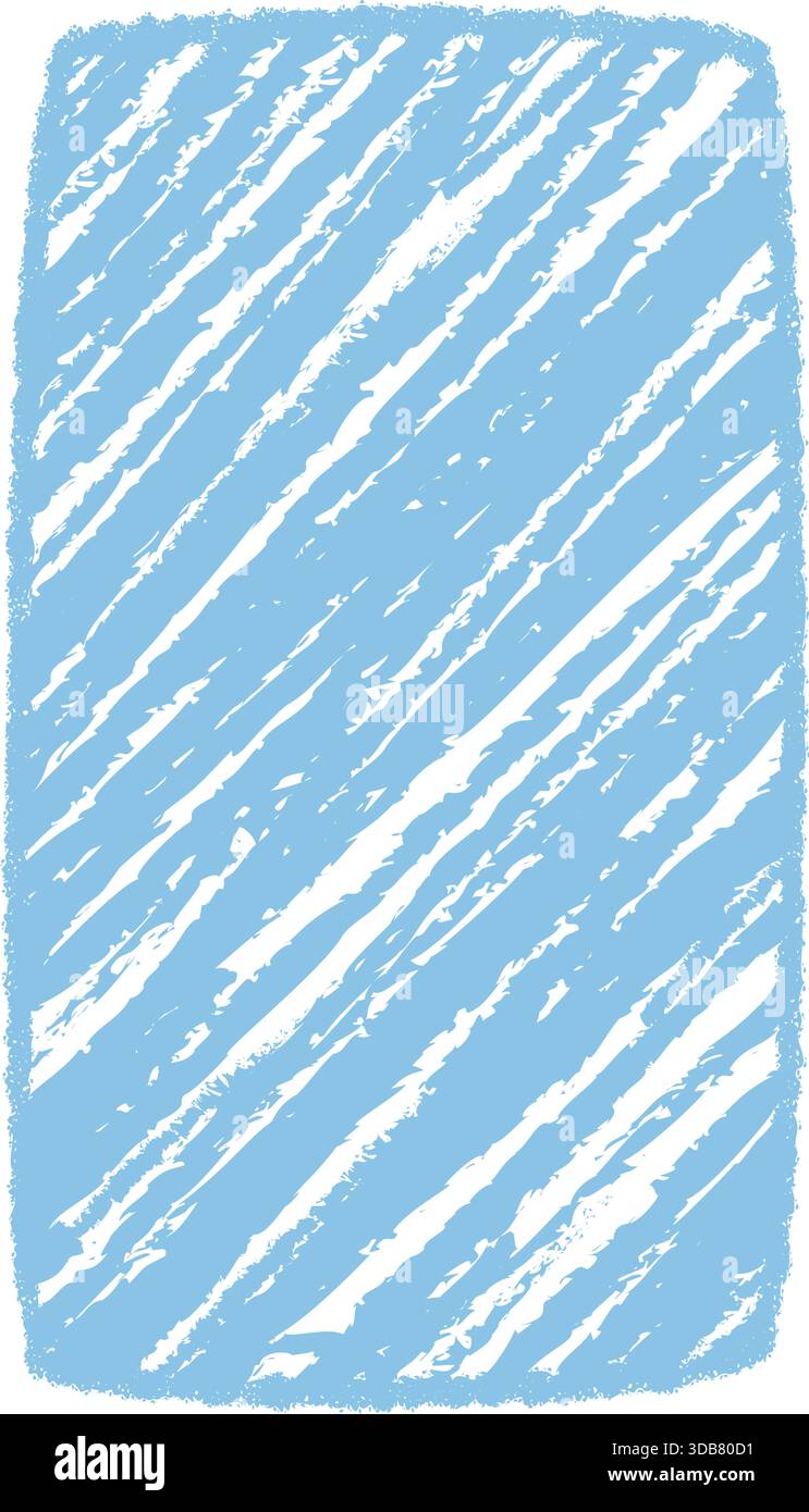 Diagonal Crayon Scribble Quote Frame Rectangle Stock Vector