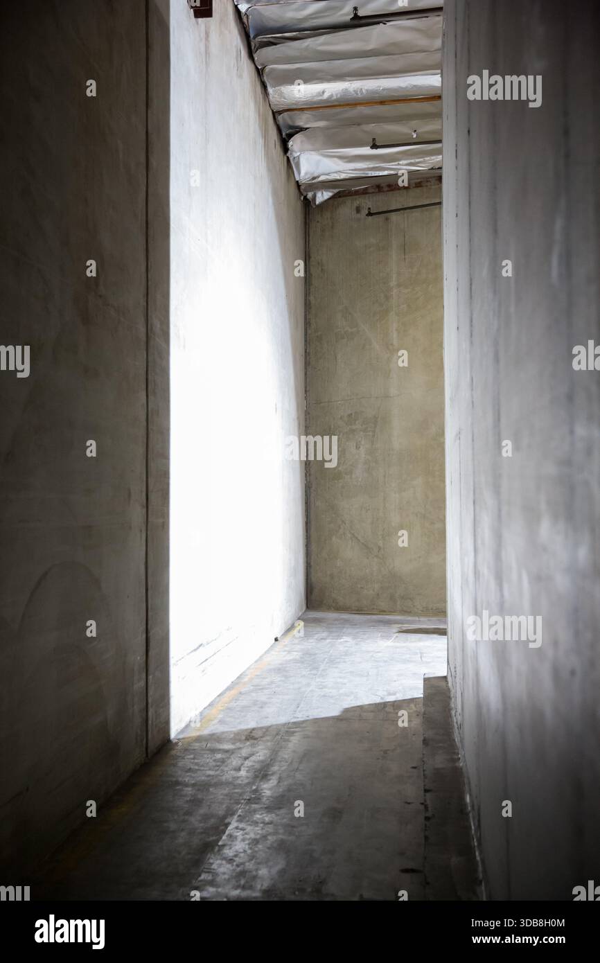 Tall Hallway Stock Photo