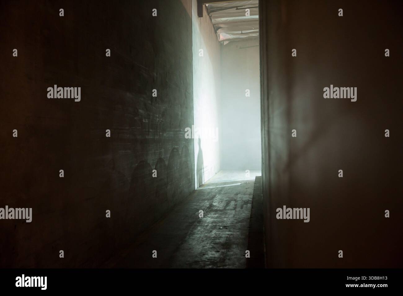Tall Hallway Stock Photo