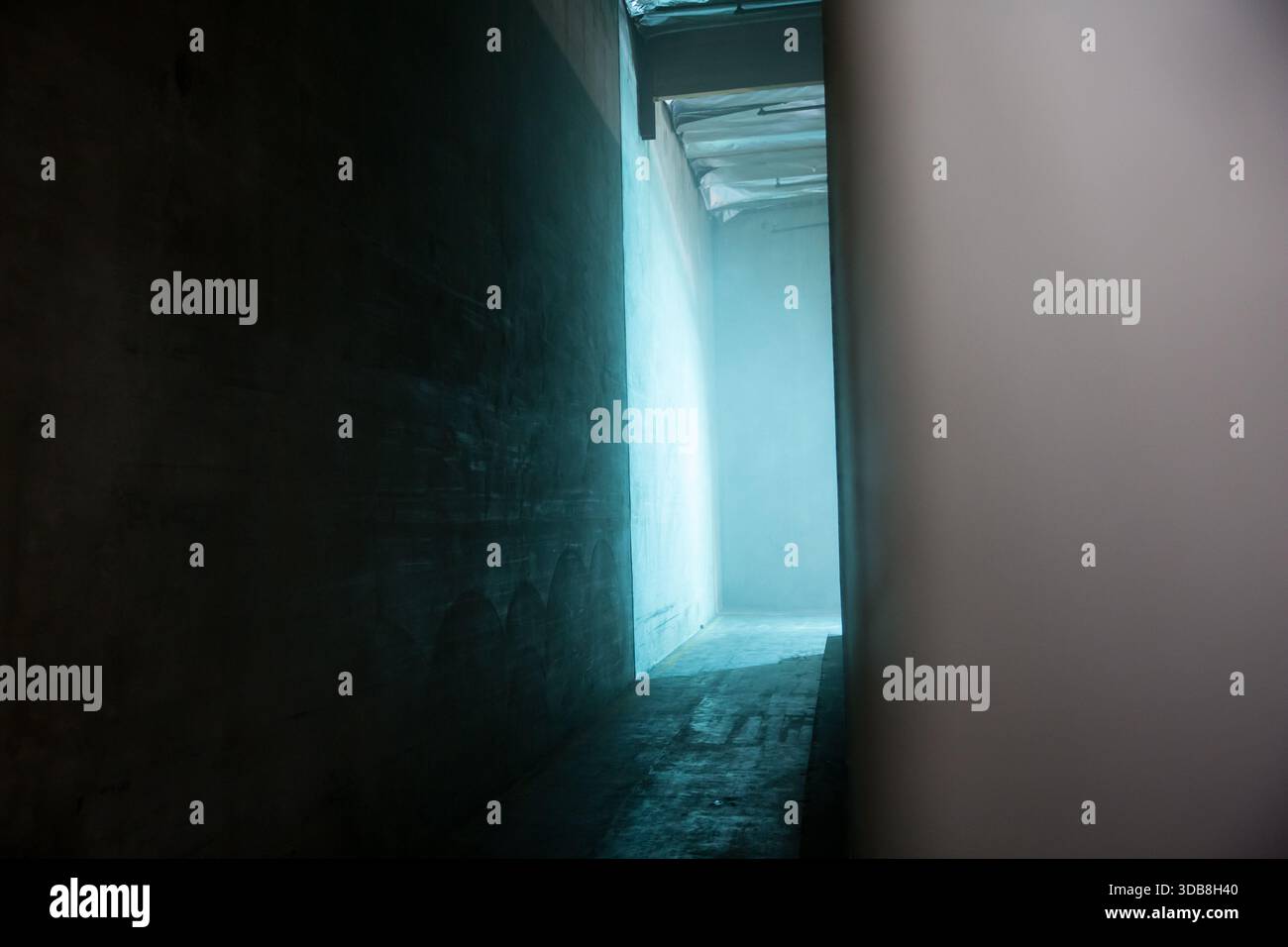 Tall Hallway Stock Photo