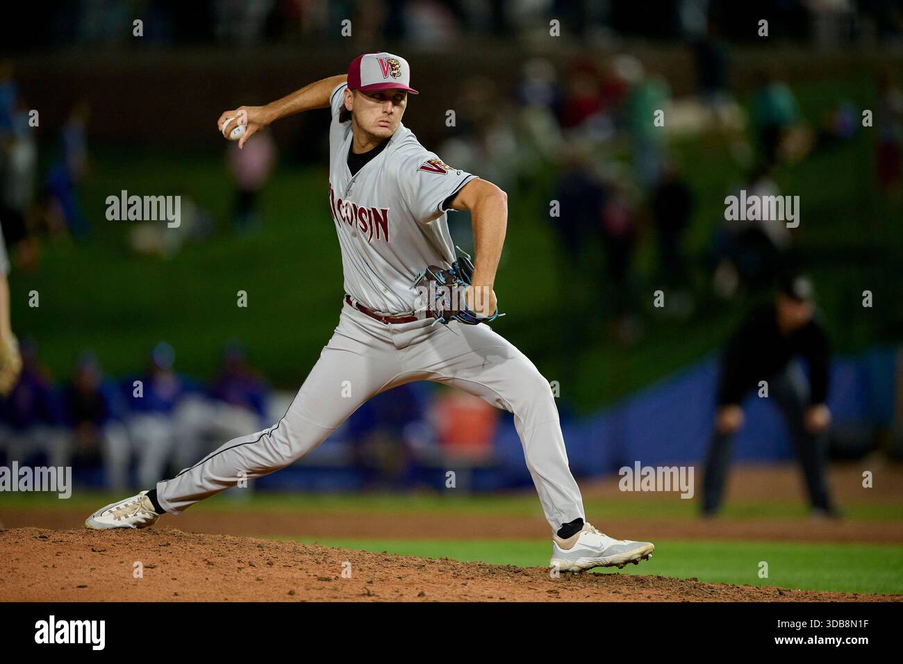 Wisconsin Timber Rattlers pitcher Aaron Rund (34) during an MiLB ...