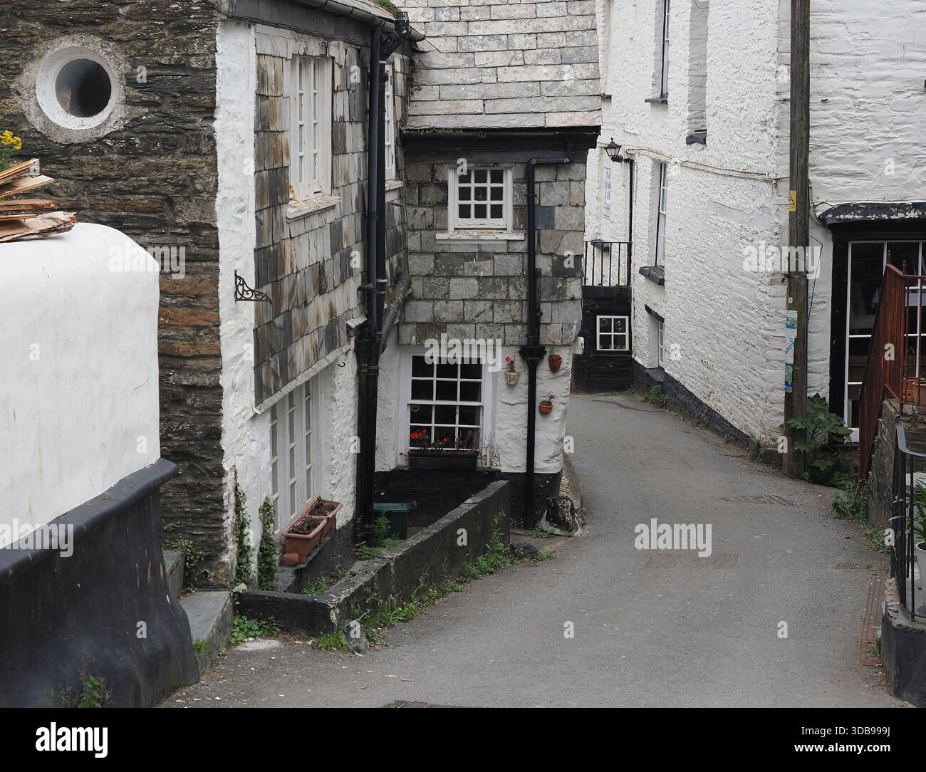 Port Isaac, old fishing village in Cornwall Stock Photo