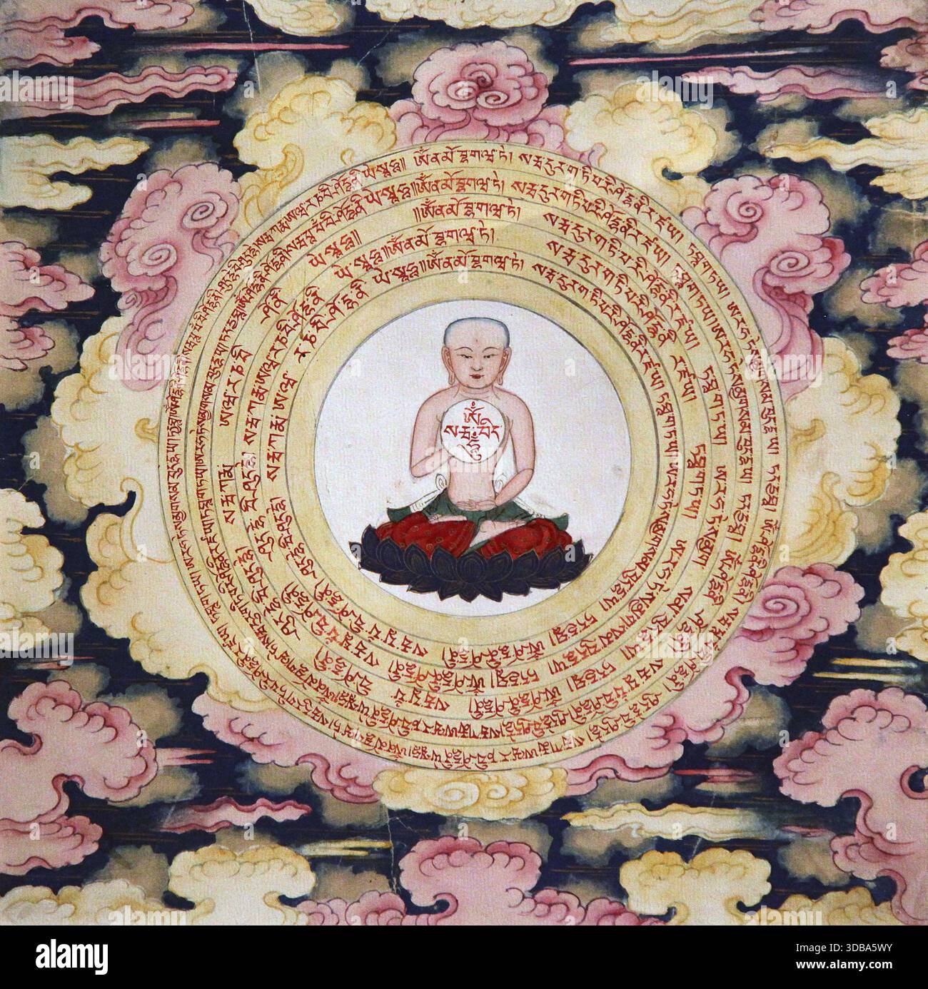 Buddhist purification painting hi-res stock photography and images - Alamy
