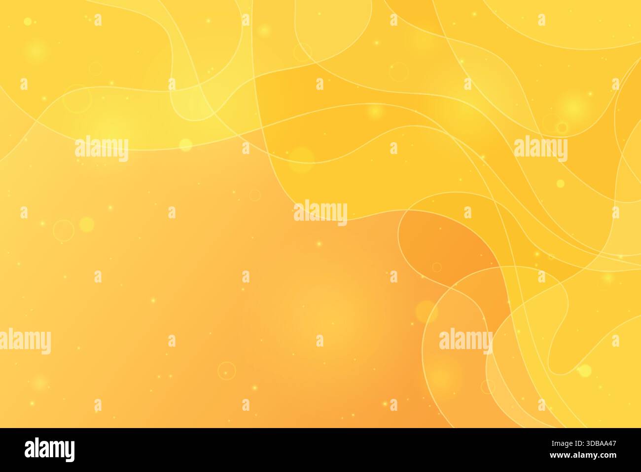Yellow Abstract Wave background with Space fot Text. Soft yellow banner ...