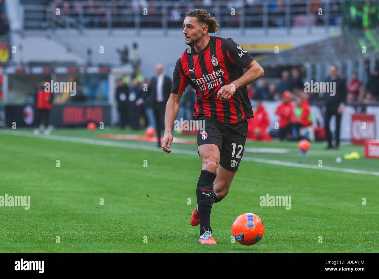 Adrien Rabiot of AC Milan seen in action during Serie A 2025/26 ...