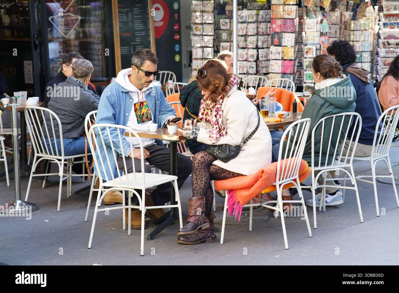 Cozy Blankets On Chairs Hi res Stock Photography And Images Alamy