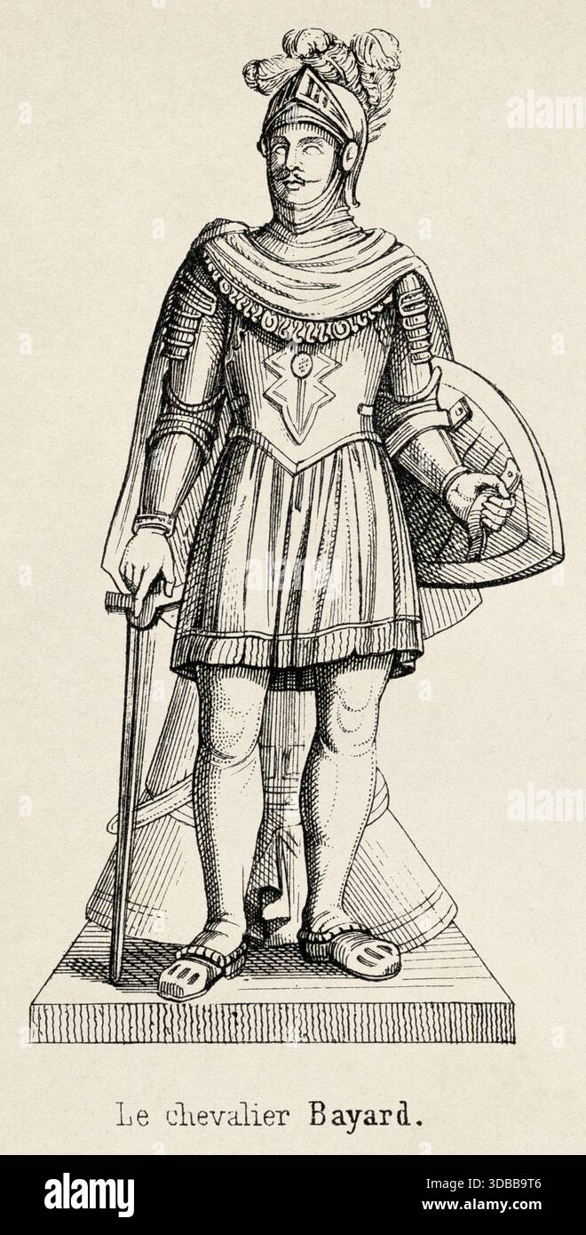 Pierre Terrail, Lord of Bayard (1476-1524) was a French knight and ...