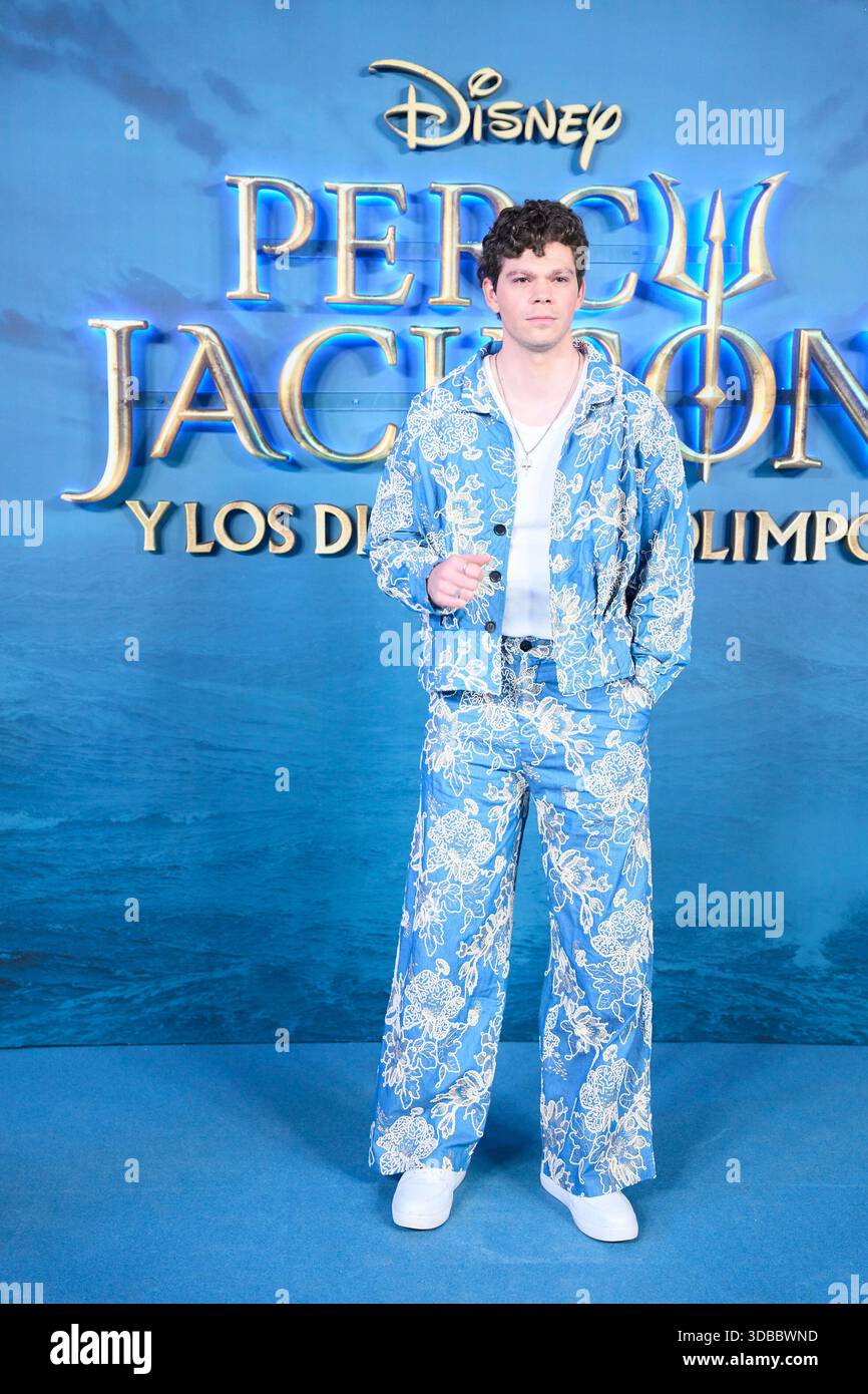 Daniel Diemer attends 'Percy Jackson and the Olympians' Premiere during