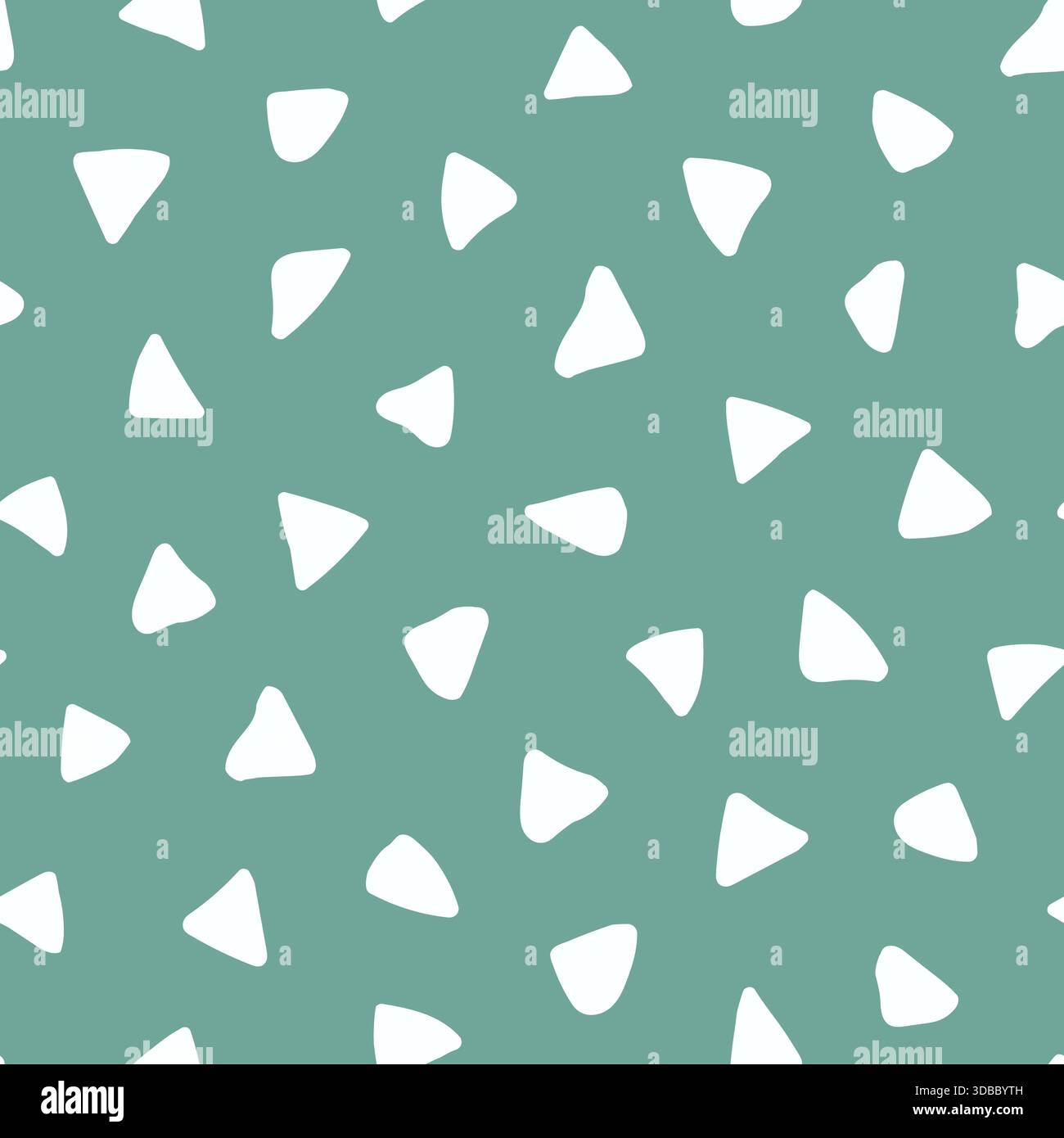 Vector seamless pattern. Irregular triangle texture. Repeated abstract triangular patern. Repeating random dot. Scattered dots background for design Stock Vector