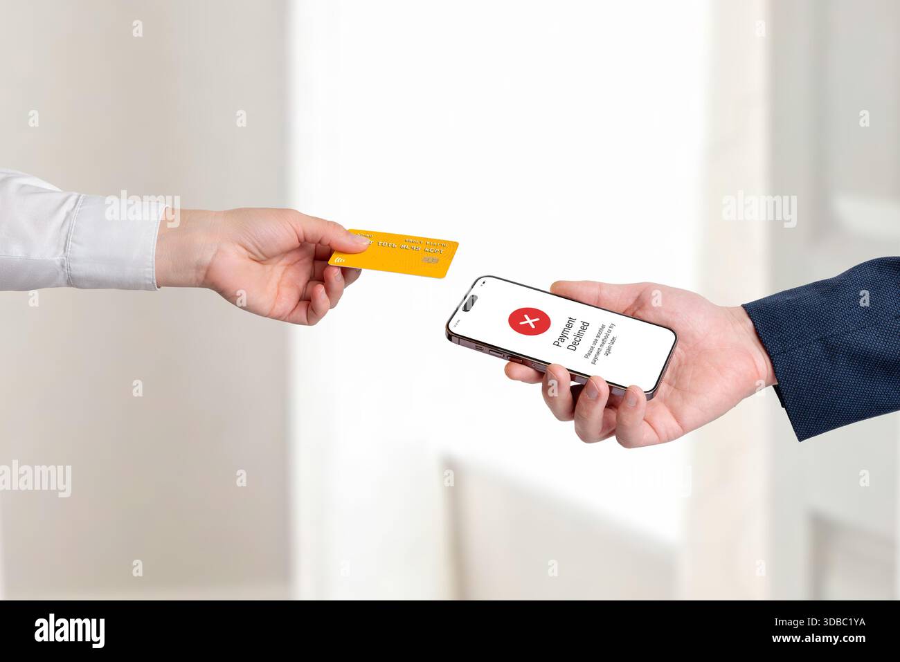 Card payment failed hi-res stock photography and images - Alamy