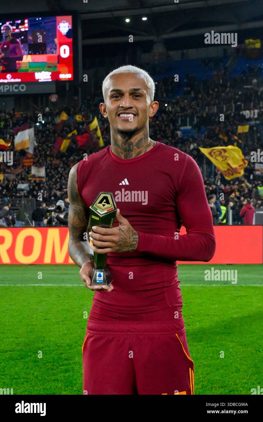 Wesley Roma R&b Roma’s Wesley during the Serie A Enilive soccer match between AS Roma ...
