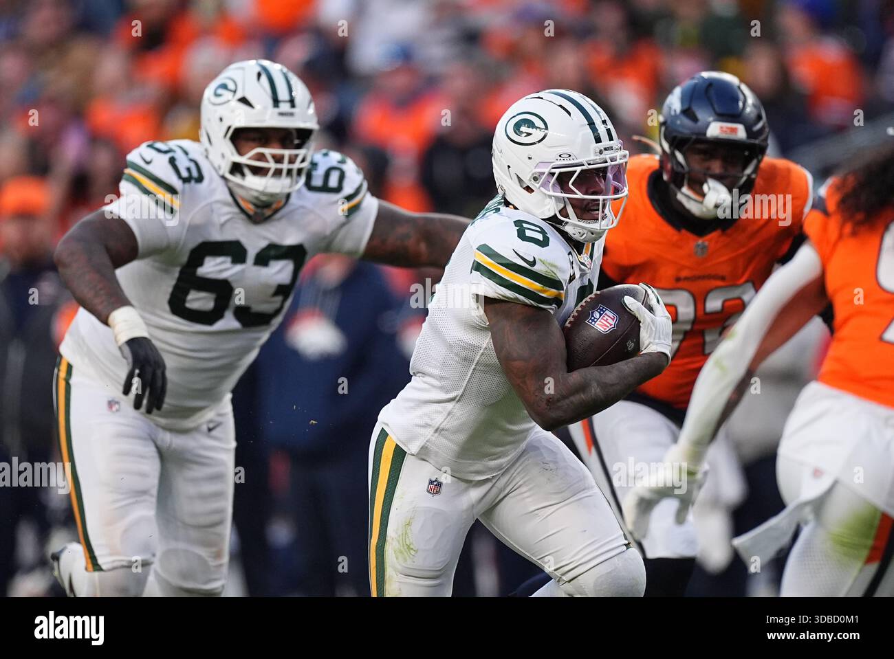 Jacobs Running Back Green Bay Packers running back Josh Jacobs (8) in the second half of an ...