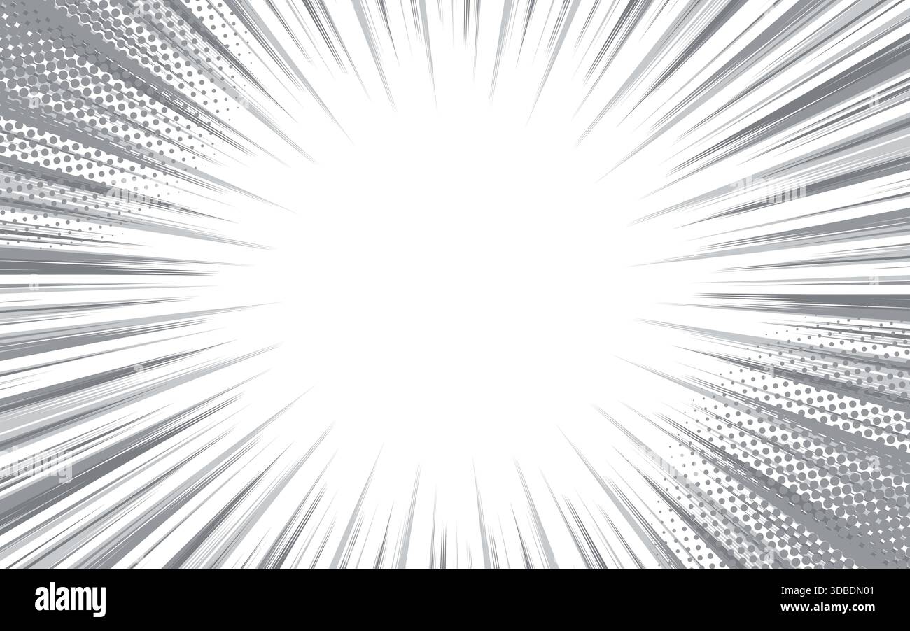 Comic style radial speed lines for background Stock Vector Image & Art ...