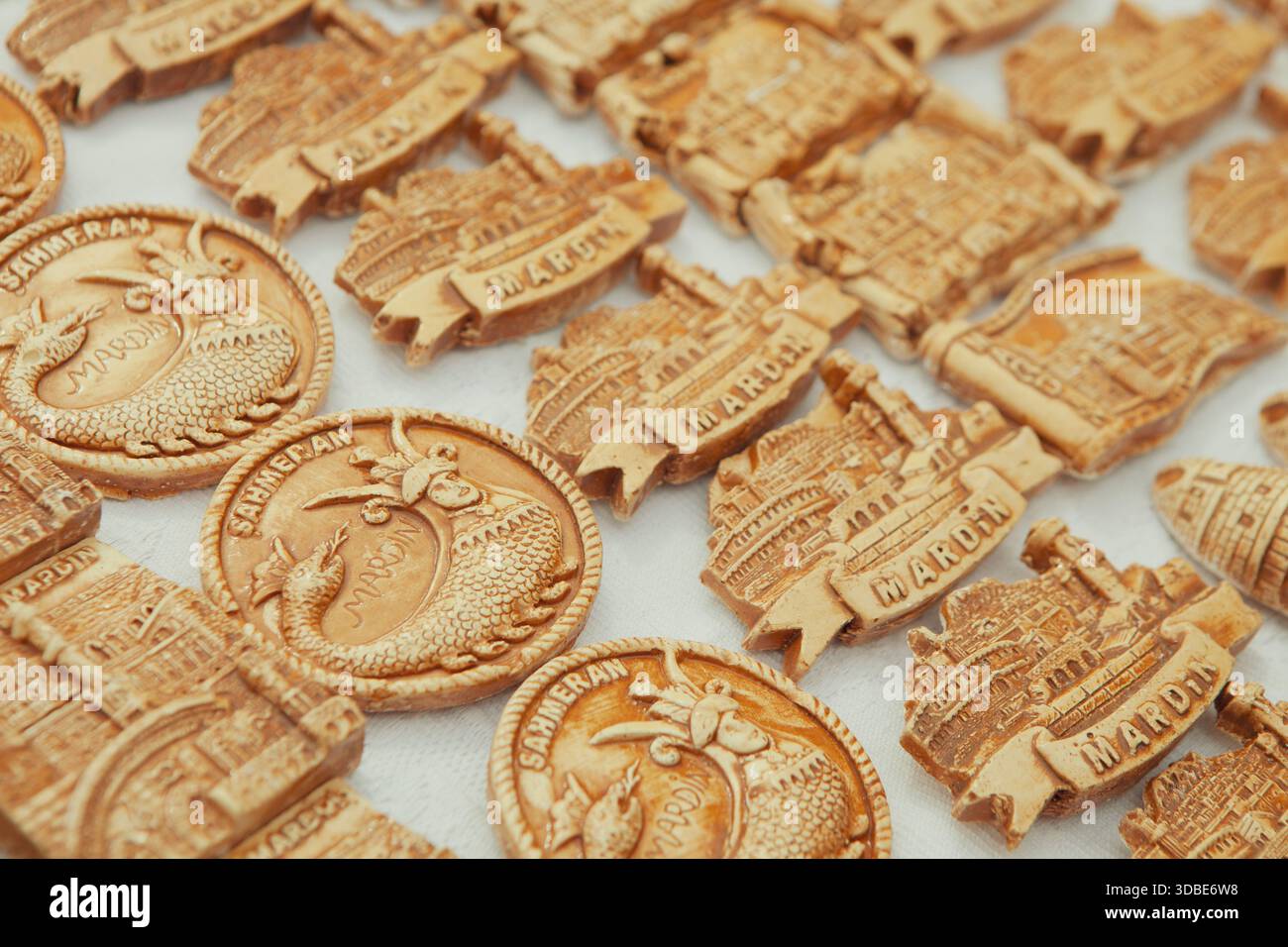 Souvenirs of Mardin, Turkey featuring the Shahmaran, a legendary half ...