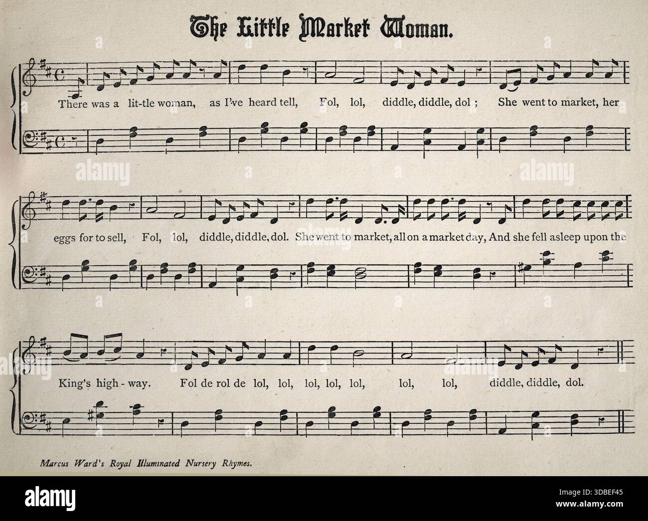 アンティーク楽譜「Nursery Songs」 アンティーク楽譜 譜面本