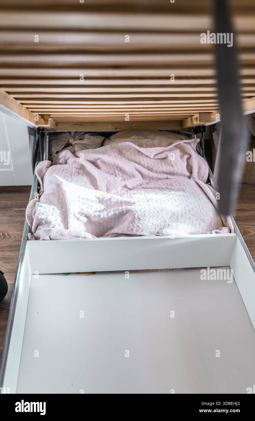 Bed under floor hi-res stock photography and images - Alamy