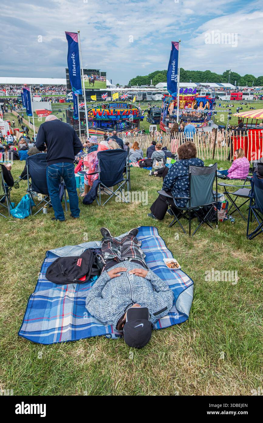 The Derby - Epsom Downs Stock Photo