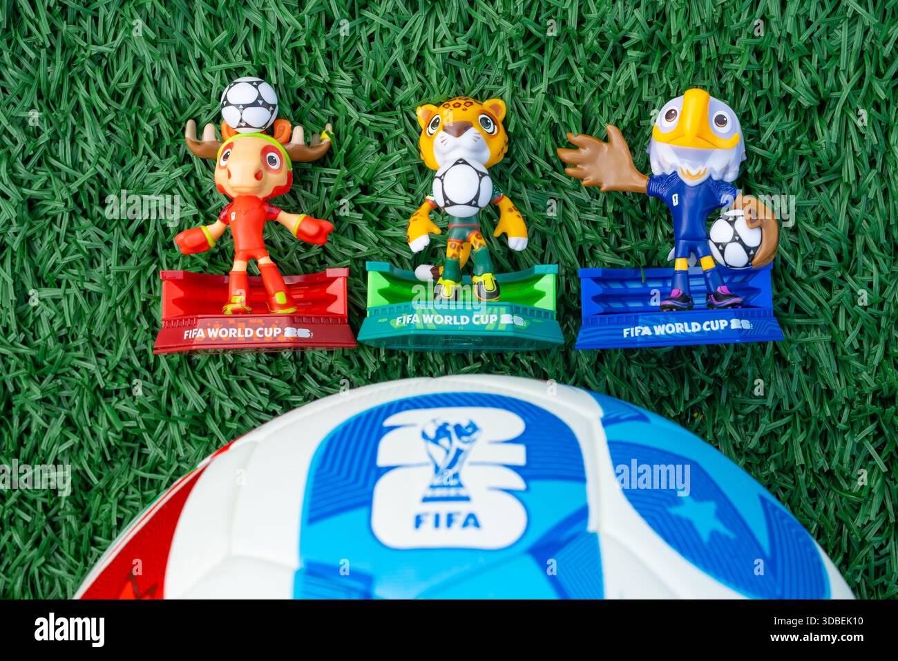 ZHONGSHAN China-December 14 2025: official mascots for the 2026