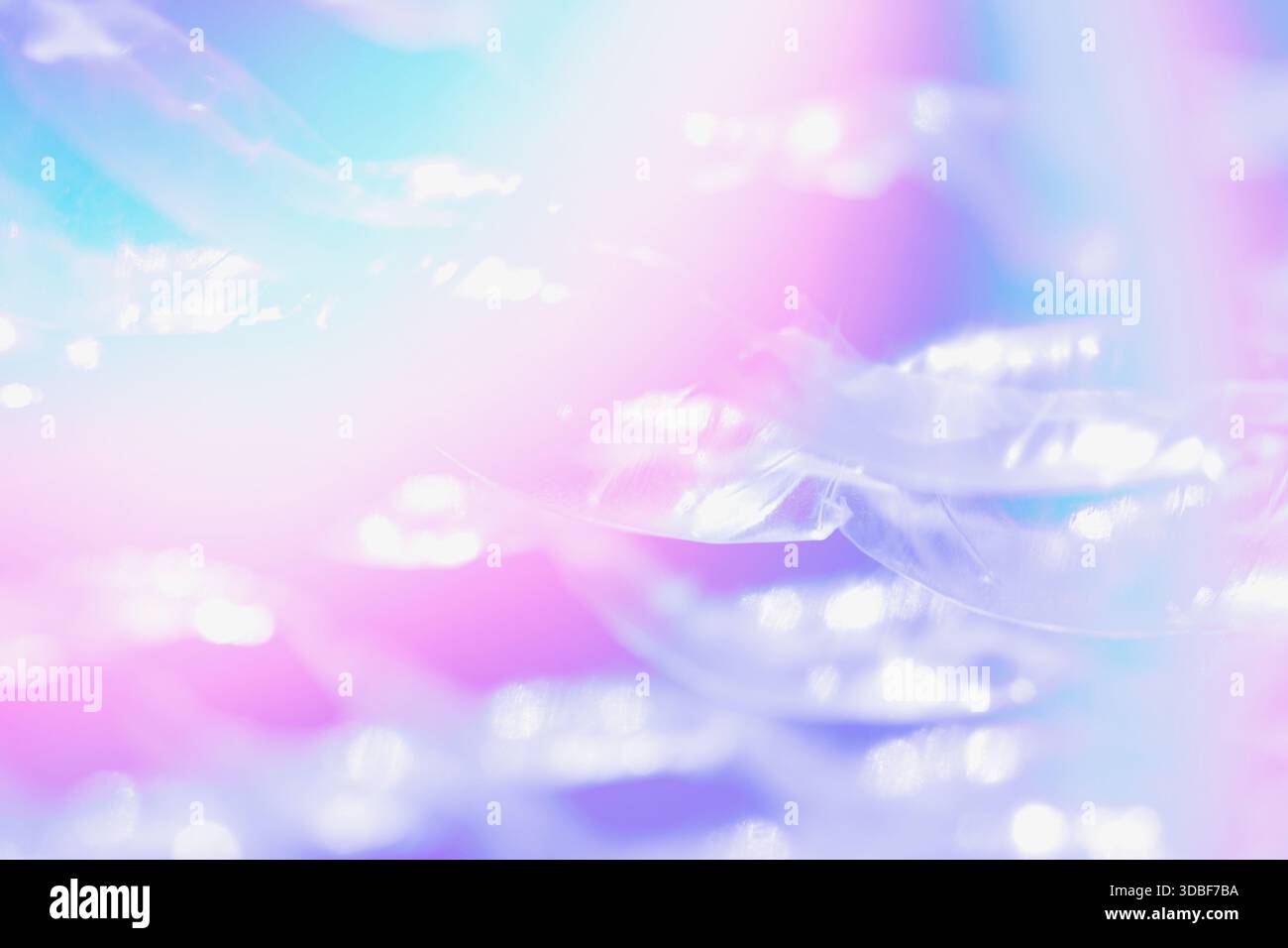 Multicolored violet-blue  gradient abstract background - hologram Stock Photo