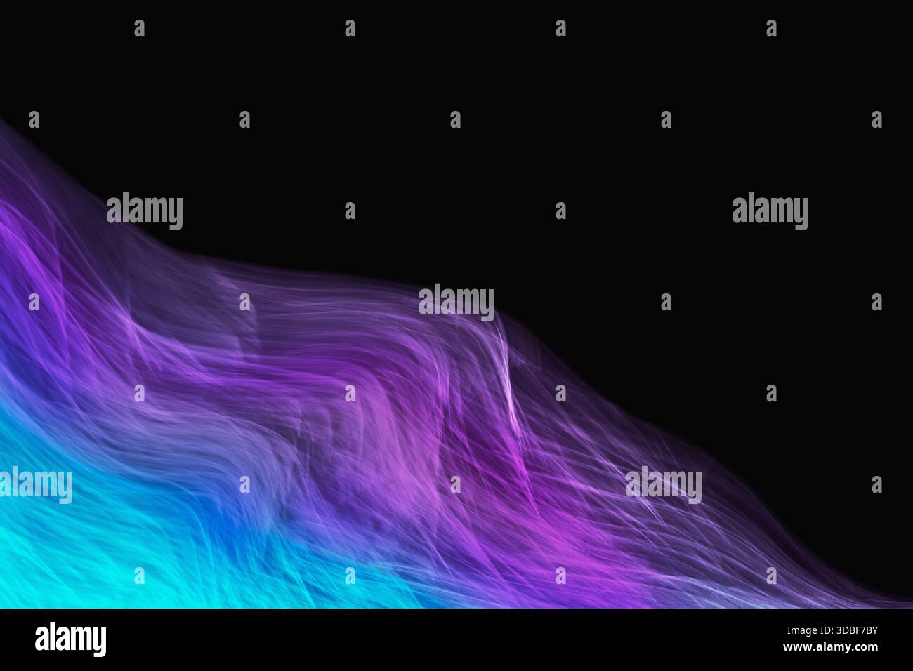 Abstract blurred light on the black background Stock Photo