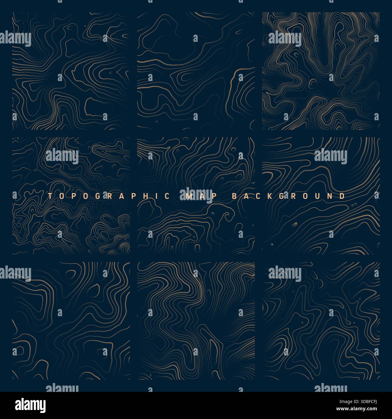 Geographic Colorful Pattern Colorful topographic maps with contour lines. Geographic terrain grid ...