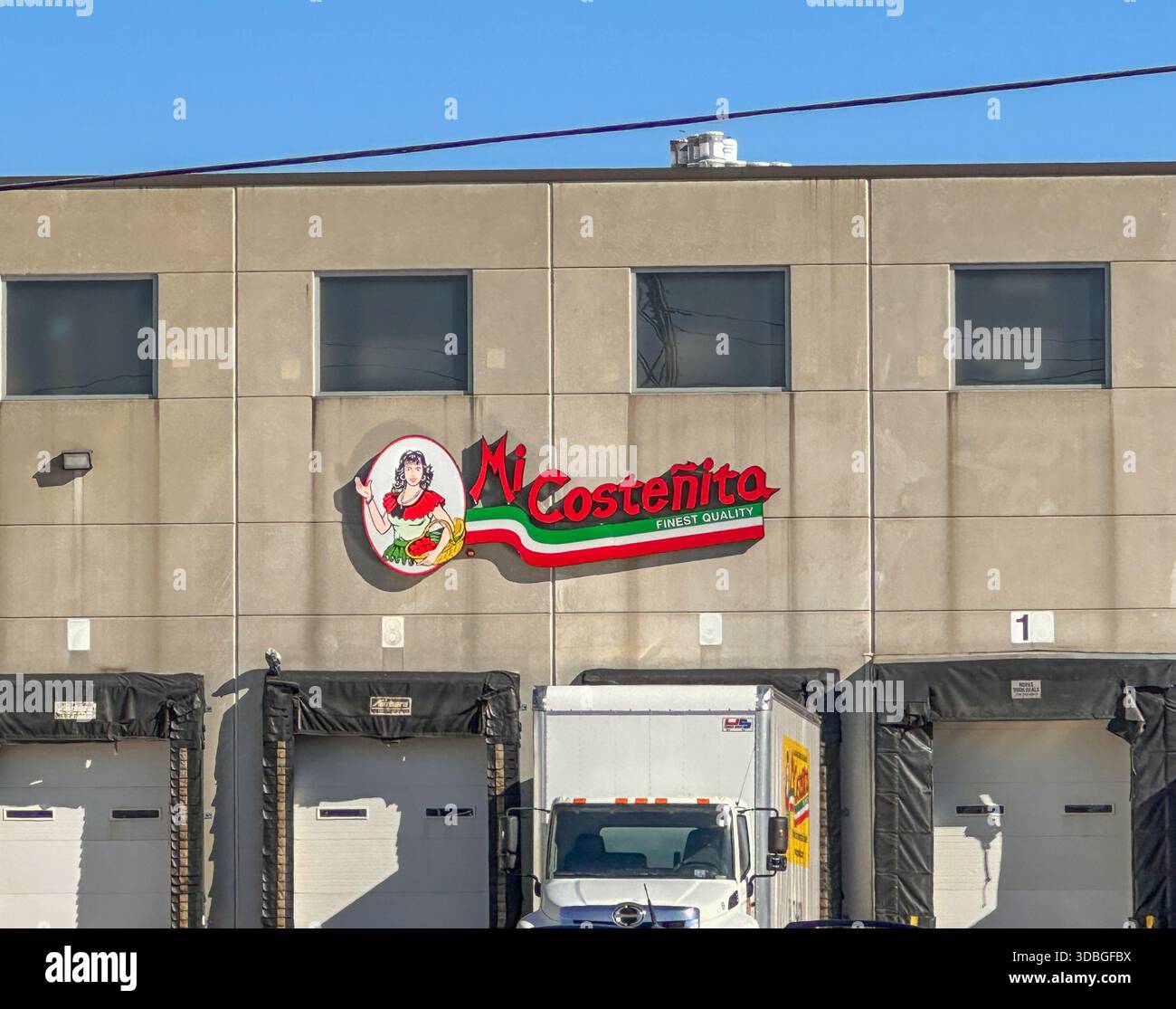 Mi Costenita hispanic food warehouse distribution center - Smartphone Captured Stock Image